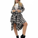 blusa semitrasparente drape